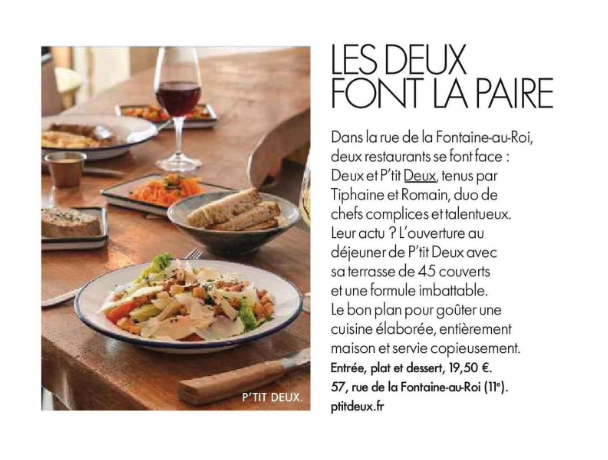 P’tit Deux dans ELLE !